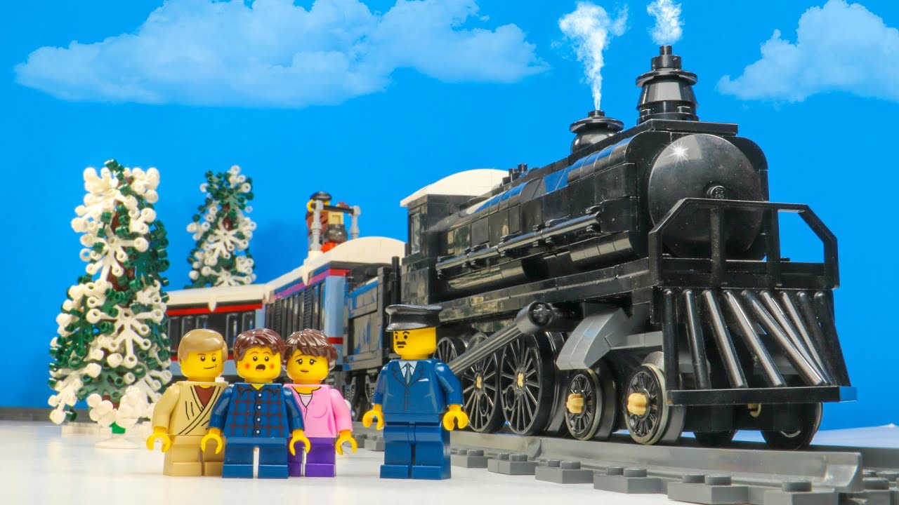 kommentator kaskade skyskraber Lego POLAR EXPRESS Train MOC!! - YouTube