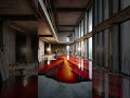 This floor looks like molten lava frozen in marble.” 🌋🔥