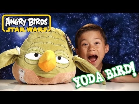 YODA BIRD PLUSH - Angry Birds STAR WARS - More SPECIAL EFFECTS: Use the FORCE!