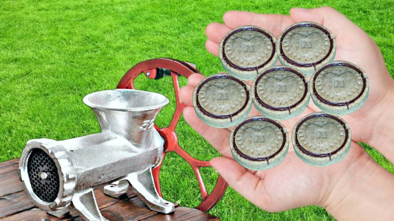 EXPERIMENT : MEAT GRINDER VS BISCUIT