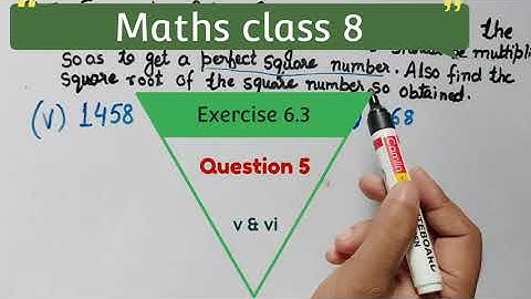 Exercise 6.3 Q5 class 8 | 8th class math ex 6.3 Q5 | Q5 Ex 6.3 class 8 math | Chapter 6 maths 8th |