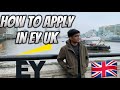 How to apply in big 4 accounting firms uk deloitte pwc ey kpmg  ey uk