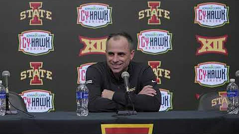 Iowa Men's Post-Game Press Conference - Iowa State
