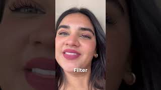 FILTER vs REALITY 🤯🤯🤯 #ashortaday