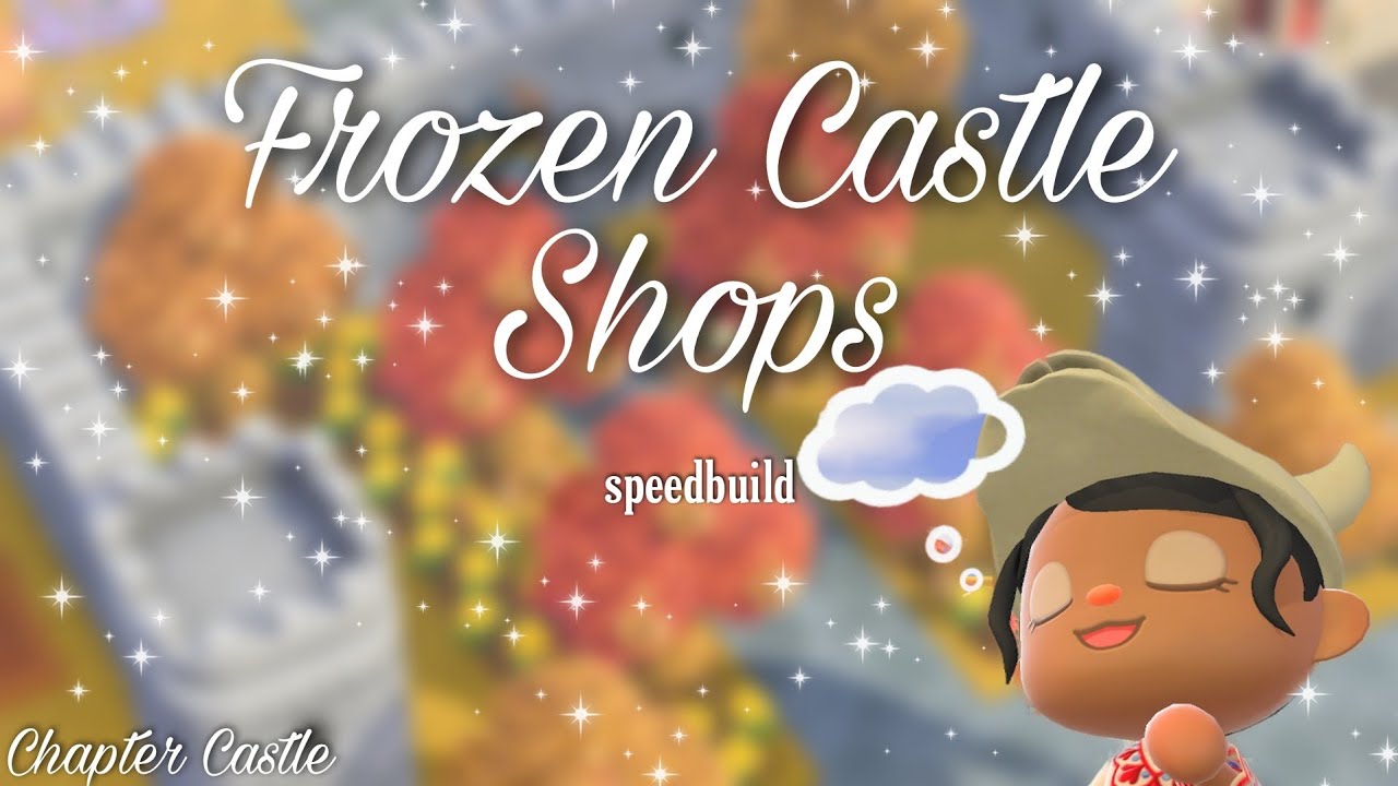 Frozen Castle : Shops ❄ | Castlecore Shopping District part 1 speed build | ACNH