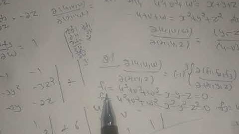 Bsc Part II Paper I Advanced Calculus Jacobian Lect II