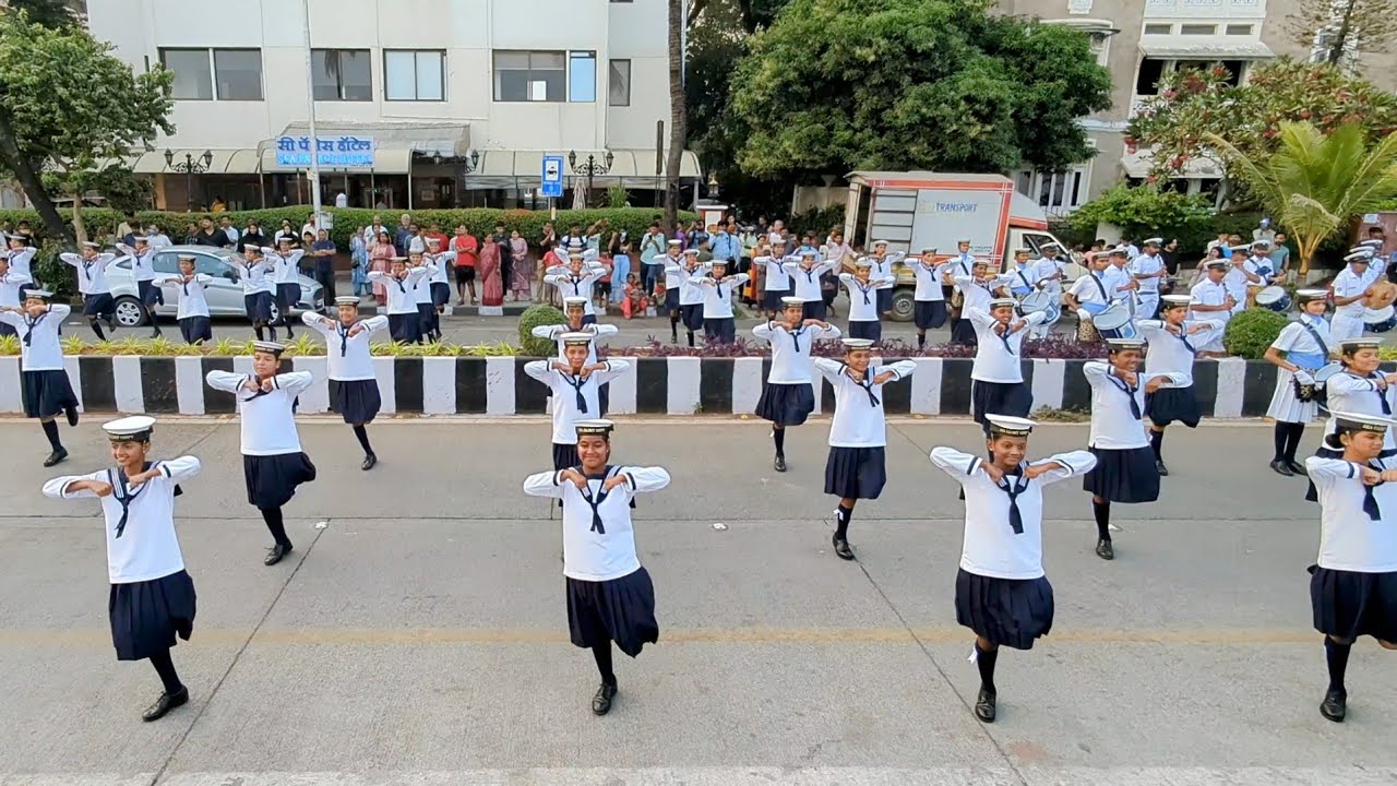 The Hornpipe Dance by Sea Cadet Corps | Indian Navy Day 2023 | Gateway of India | Mumbai Attractions