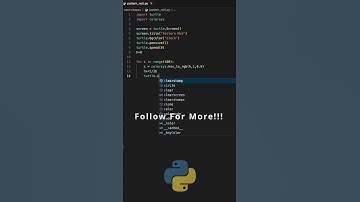 Asmr Progamming || Unique Shape 5 Python || #shorts#programming #asmr #asmrprogramming #lofi #python