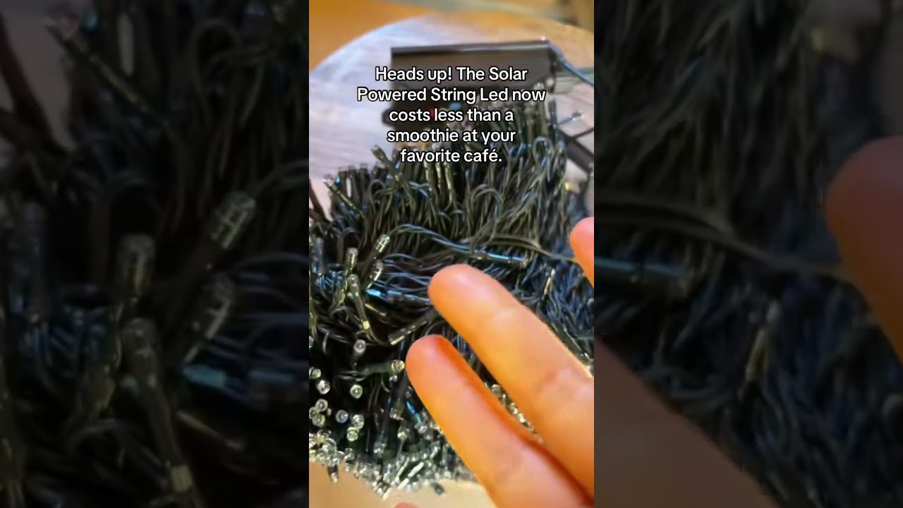 Eco-Friendly Holiday Glow: Brighten Up with Solar-Powered Fairy Lights