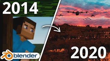 My progress in Blender over 6 Years | Blender Demo Reel 2020