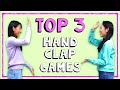 Top 3 hand clap games  lemonade sevens slide  clapping games for 2 players 