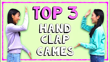 Top 3 Hand Clap Games | Lemonade, Sevens, Slide | Clapping Games for 2 players 👏