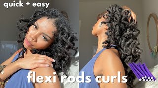 ♡ SOFT LOC CURLS using flexi rods | therealcholey