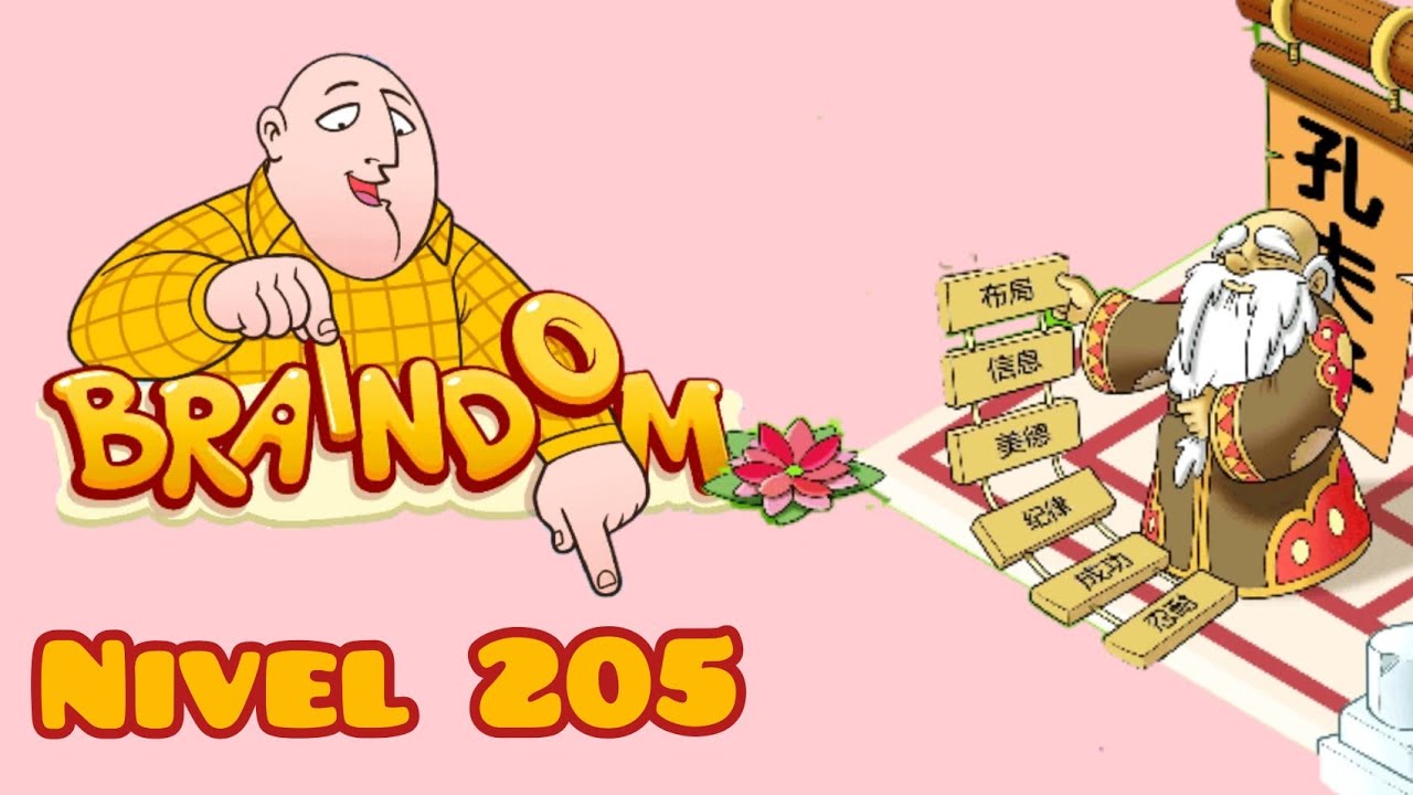 Braindom: Brain Games Test Out - ¡tricky Brain Puzzle! Solución Nivel 205 Walkthrough