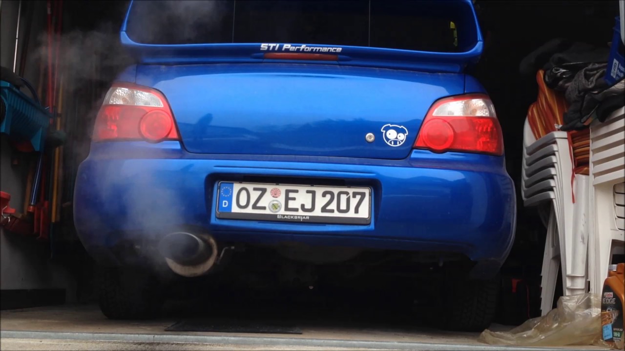 Subaru Impreza (Blobeye) WRX STi Cold start Resonator delete