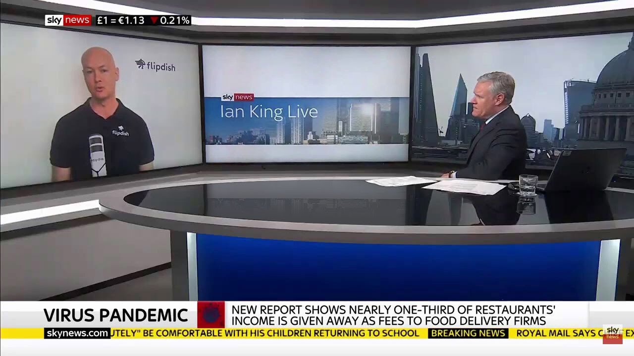 Flipdish CEO Conor McCarthy speaks to Sky News: Restaurants should avoid food delivery marketplaces