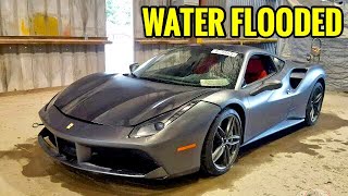 FERRARI 488 MAT GREY FLOODED!!! FIXED!!! SOLD!!! (VIDEO #27)