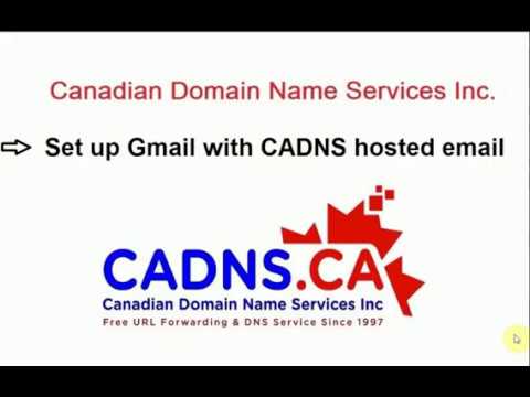 How to set up  cadns.ca email account to integrate into your Gmail.