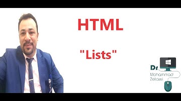 learn HTML in Arabic #11 Lists