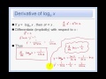 3 7 – Derivatives of Logarithmic Functions