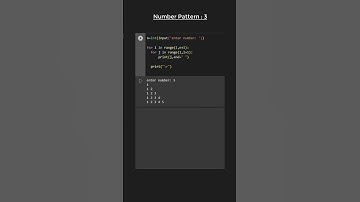Fun NUMBER PATTERN in Python | Part-3 | 😎😎