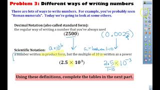M8 G7 2019  Scientific notation