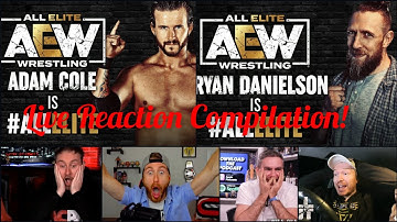 ADAM COLE & BRYAN DANIELSON AEW Live REACTION COMPILATION!