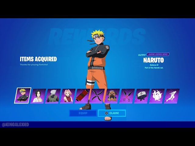 Fortnite: Naruto-Skins und Manda-Gleiter bei The Nindo gratis abstauben