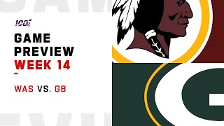 Washington Redskins vs Green Bay Packers Week 14 NFL Game Preview Washington Redskins vs Green Bay Packers Week 14 NFL Game Preview