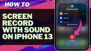 How to Screen Record with Sound on iPhone 13 - Step by Step Tutorial