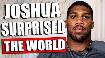 Anthony Joshua SURPRISED WITH A STRIKING POWER Alexander Usyk BEFORE THE REMATCH / Tyson Fury - Usyk