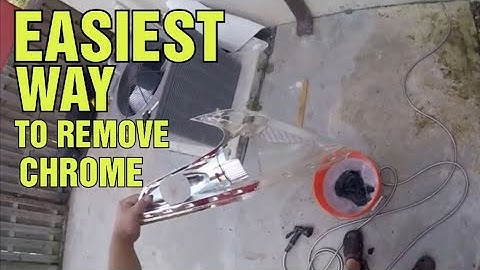 DIY Custom headlights part 2: How to remove chrome from bezels