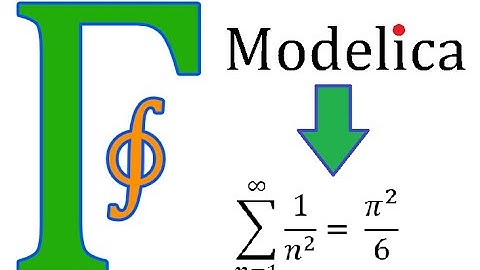 The Sum Operator in Modelica: A Gentle Introduction to Euler