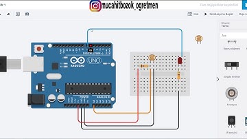 Tinkercad İle Arduino Kodlama Eğitimi Ders 16 :Ldr Kullanımı