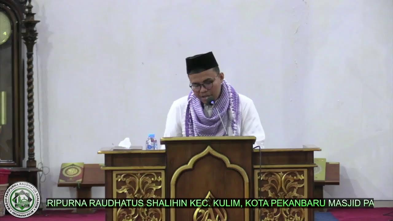 MASJID PARIPURNA RAUDHATUS SHALIHIN MALAM KE-13 RAMADHAN 1447 H