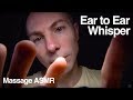 ASMR Whispering Ear to Ear Hand Movements & Touching