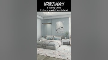 6 cách thết kế đầu giường phòng ngủ phần 2. Vật liệu sử dụng, tấm ốp tường sợi than tre #shorts