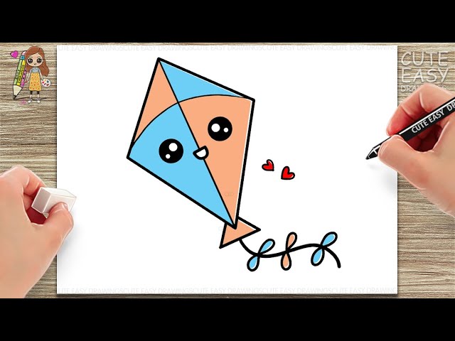How To Draw Kite For Kids l Kite Drawing For Kids l Easy Kite Drawing l  Drawing Coloring Art  video Dailymotion