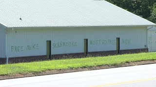 Church vandalized with message supporting pipe bomb suspect