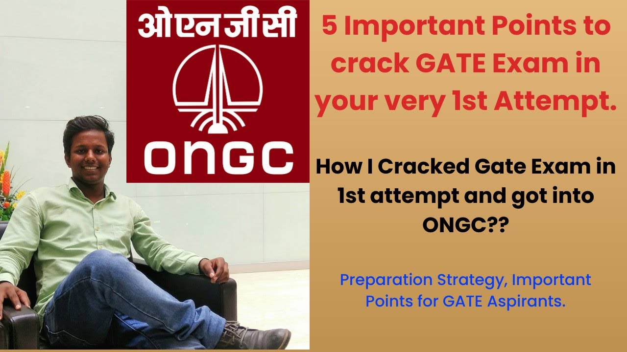 How To Crack GATE Exam in 1st Attempt | Preparation Strategy|Chemical Engg. |by Ankit Gupta |ONGCian
