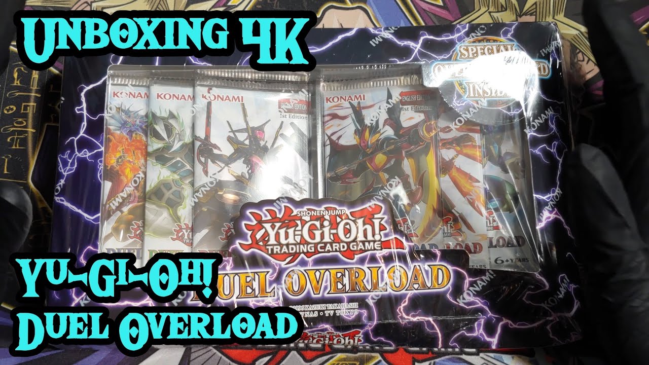 Yu-Gi-Oh! Duel Overload Unboxing 4K