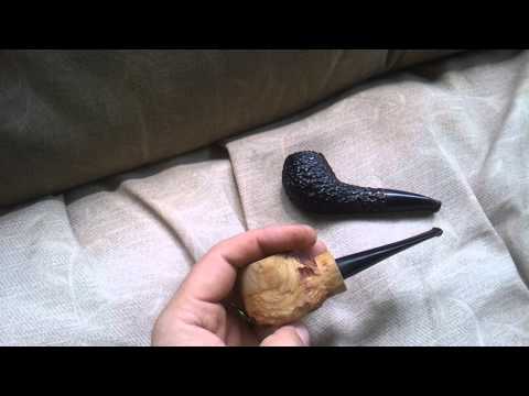 Working on a cherrywood pipe