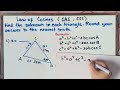 Law of Cosines: Solving Triangles Given Two Sides and the Included Angle (SAS) | G10 |Wk2 |