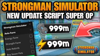 ?[5x]?Strongman Simulator Script Pastebin | Super OP Autofarm By Tora isMe Mobile PC (Roblox)
