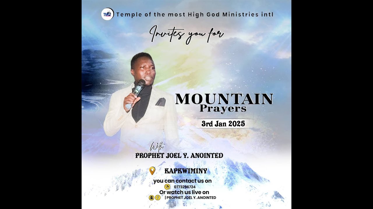 MOUNTAIN PRAYERS | PROPHET JOEL ANOINTED | 3rd Jan 2025 - YouTube