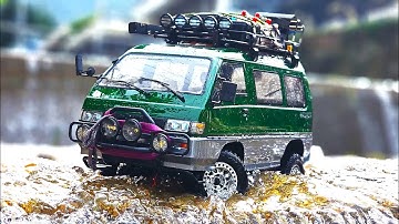 MST CFX DL1 Misubishi Delica L300 Off-Road Rock Crawling - cinematic ver