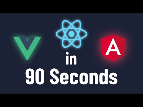 JavaScript frameworks explained in 90 seconds