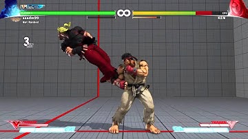 Street Fighter V Ryu 11 Hit Combo with V-Trigger