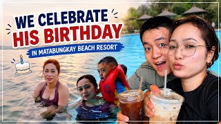 DAY 1:  DITO NAG BIRTHDDAY SI HUBBY SA MATABUNGKAY BEACH RESORT!