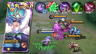 HARLEY NEW LIFESTEAL ONE SHOT BUILD TO DOMINATE TANKY HEROES 100% SURE WIN - MLBB